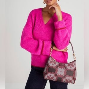 Spade Flower Monogram Reece Small Shoulder Bag